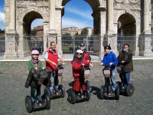 Visiting Rome by segway
