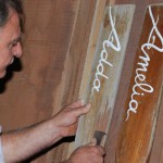 Antonino Tramontano, craftsman of boats at work