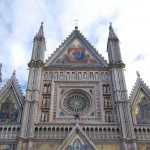 Orvieto, detail of Dom facade, by Anna Maria Speltra