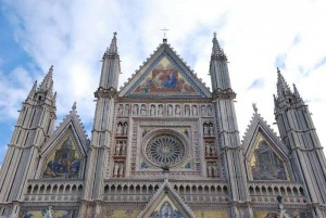 Orvieto, detail of Dom facade, by Anna Maria Speltra