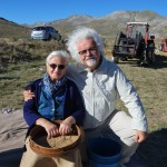 Patrizio on the plane of Castelluccio