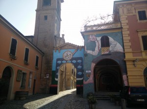 murals in Dozza