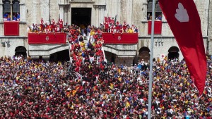 The candle of Gubbio - St Ubaldo Day