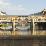 Ponte Vecchio view, by bike