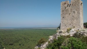 Castelmarino tower and view