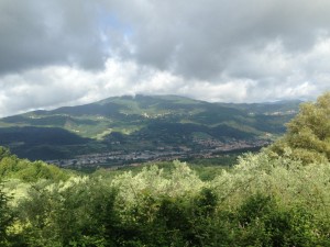 Val di Bisenzio. Panorama of Vaiano