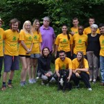 Volunteers of international workcamp of Legambiente Prato in Vaiano