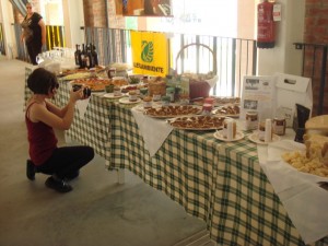 Legambiente's buffet at Cascina Triulza - EXPO milan