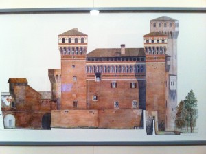 Reconstruction of the fortress by architect Morlacchi