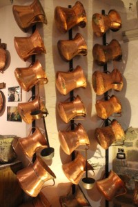 Molise, Copper museum - copper cans