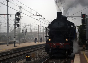 Steam train in Veneto