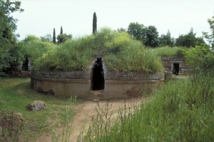 Banditaccia Necropolis, Cerveteri. Pic by Flickr User MCAD Library