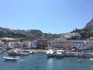 Capri's harbour