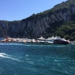 Capri's amazing sea and yachts