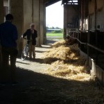 Patrizio at the Battivacco farmstead