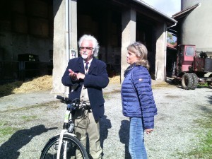 Patrizio and the owner Lucia