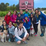 Part of the group at Casale Bosco