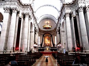 Inside the cathedral