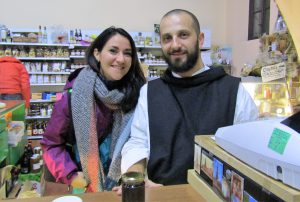 Roxana with the young monk of Chiaravalle