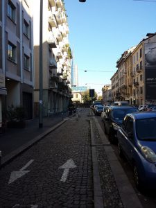 Cycle lanes of Milan, pic by Kim Harding