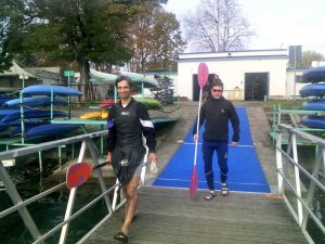 Idroscalo, Milan. Ready for some canoeing