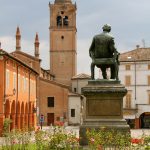 Busseto Piazza Verdi, by Flickr User Renaud Camus