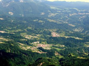 Alpago: Santa Croce valley view