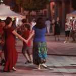 Dancing in the square photo by Pauline Fitzgerald