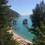 Gargano's iconic faraglioni from Hotel Baia dei Faraglioni (there is a lift that goes directly from the hotel to the beach below)