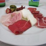 Local Puglian meat and cheese