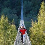 Pistoia, suspension bridge