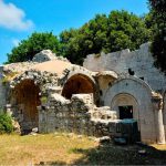 Ruins of an abbey in Monte Sacro