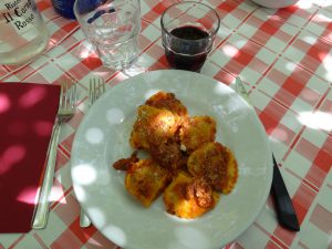 Lunch at Il Corno Rosso restaurant, San Gennaro