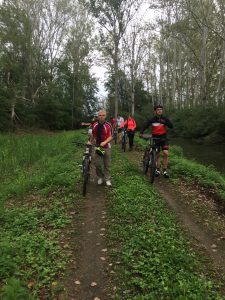 Cycling inside the Padule natural reserve