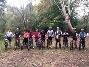 Group pic at Padule di Fucecchio natural reserve