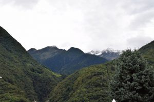 DELEBIO - view of the Alps from the city