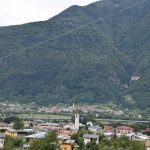 DELEBIO - view of the town from the path into the mountains