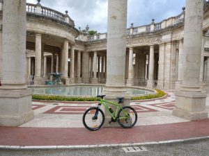 By bike at Terme Tettuccio SPA