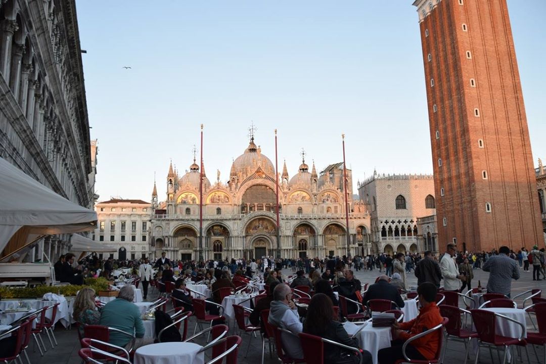 Venice - the Duomo and Campanile in the Piazza San Marco