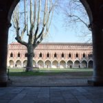 Pavia, Castello Visconteo - an interior courtyard