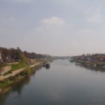 The Ticino River as seen from the Coperto