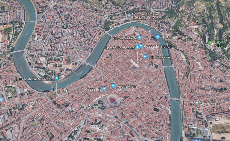 Verona 3D map