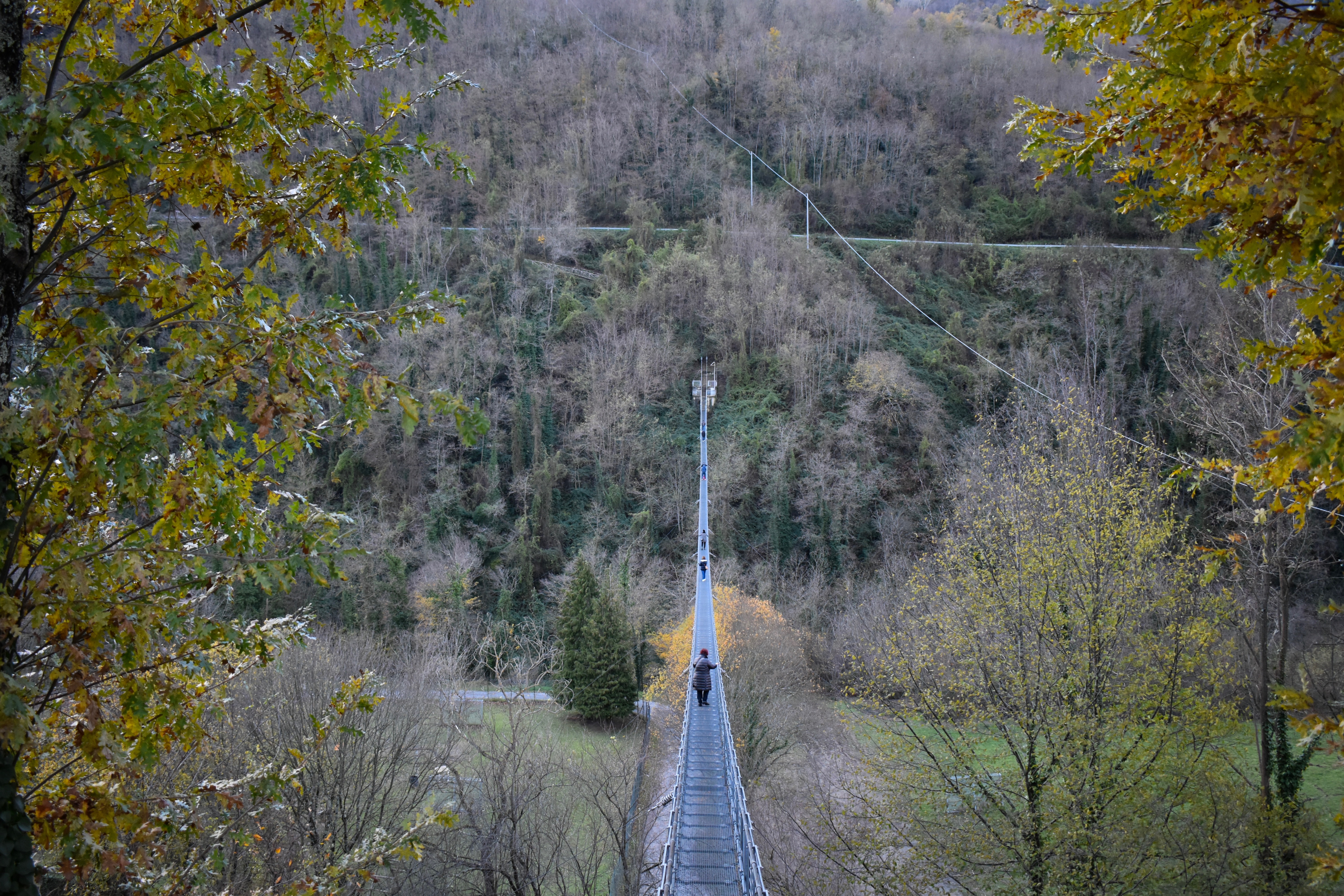 San Marcello, suspension bridge