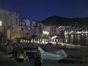 Cefalu by night