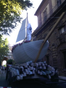 St Rosalia Celebrations, the boat waiting