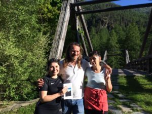 Zoe, Giuliana and Enrico