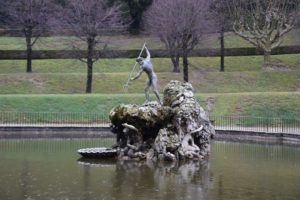 Palazzo Pitti - Boboli Gardens - Neptune Fountain - Photo taken in February