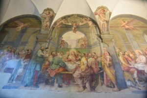New refectory of the Basilica di Santo Spirito - The artist Bernadino Poccetti painted the Tre Cena or Three Suppers here in 1597