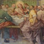 New refectory of the Basilica di Santo Spirito – here is a photo of just the Last Supper with Jesus and his twelve apostles – very beautiful!