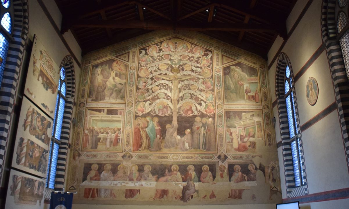 Refectory of the Basilica di Santa Croce - the tree depicting Jesus' lineage